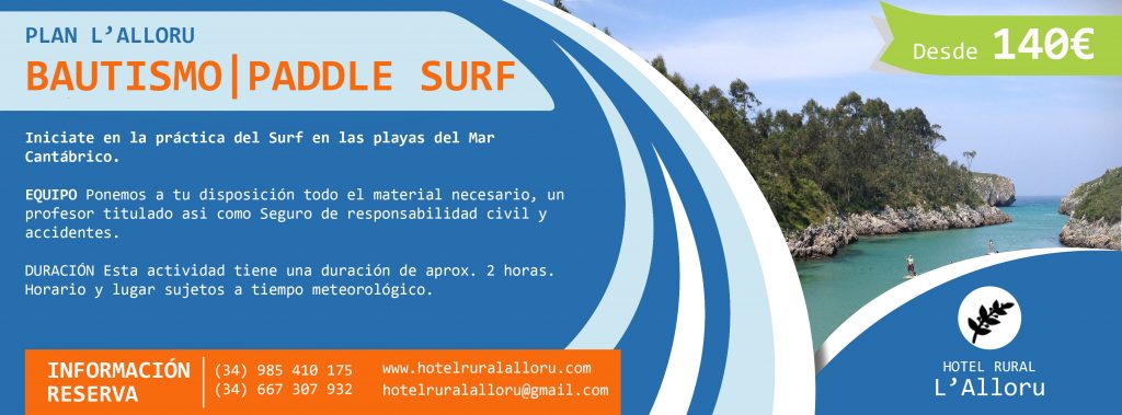 Oferta Paddle Surf + Alojamiento